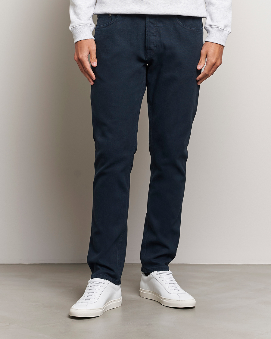 Herr | Byxor | Dondup | Icon 5-Pocket Pants Navy