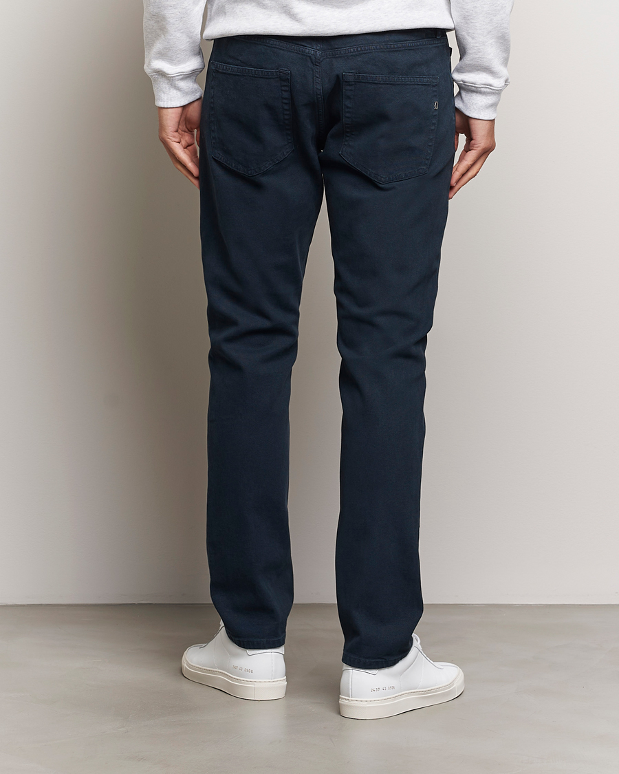 Herr | Byxor | Dondup | Icon 5-Pocket Pants Navy