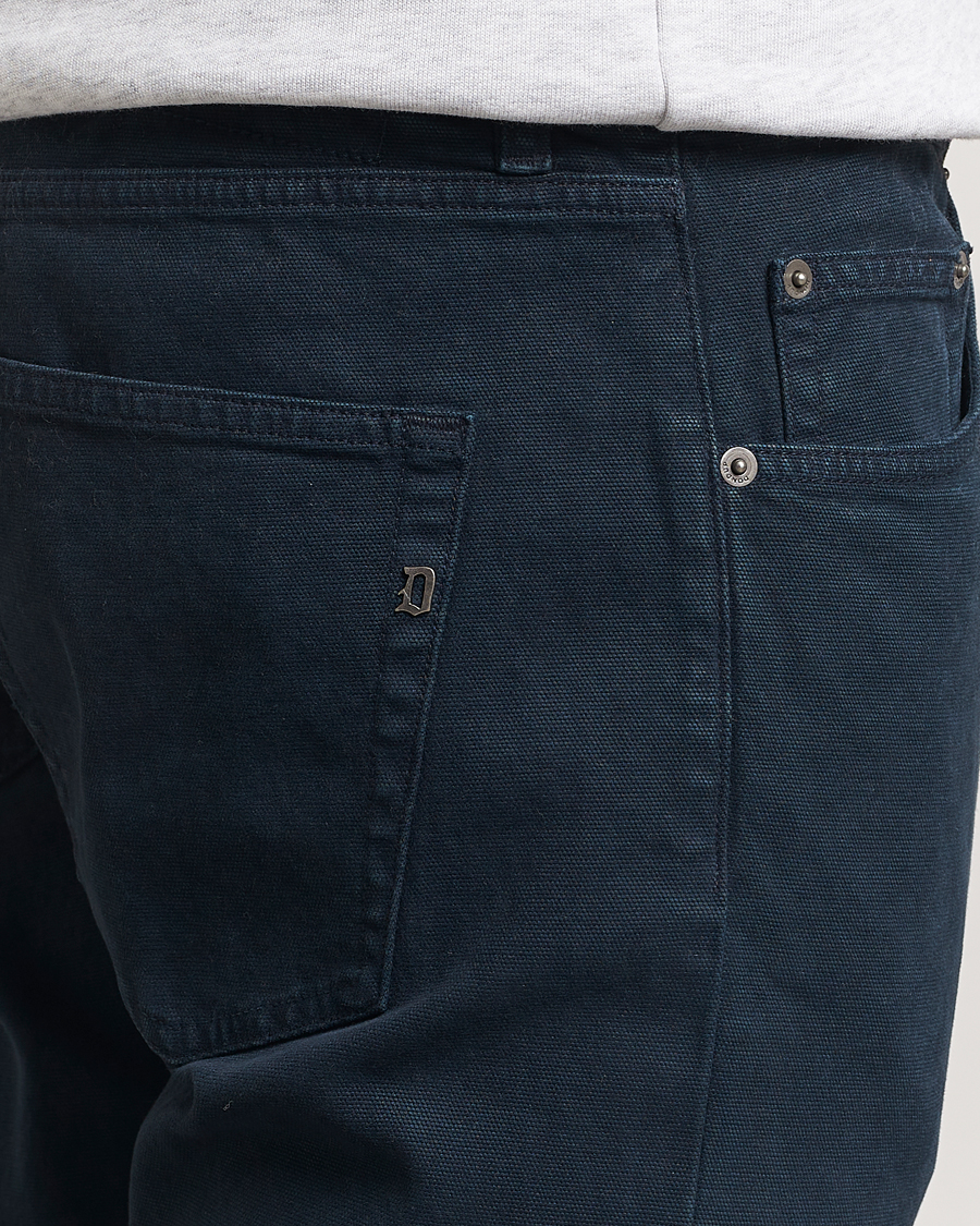 Herr | Byxor | Dondup | Icon 5-Pocket Pants Navy