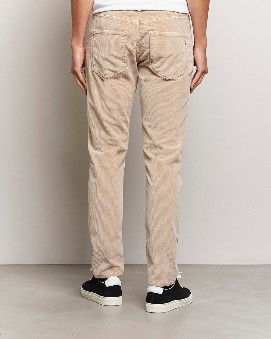 Herr | Byxor | Dondup | Icon Corduroy Trousers Light Beige