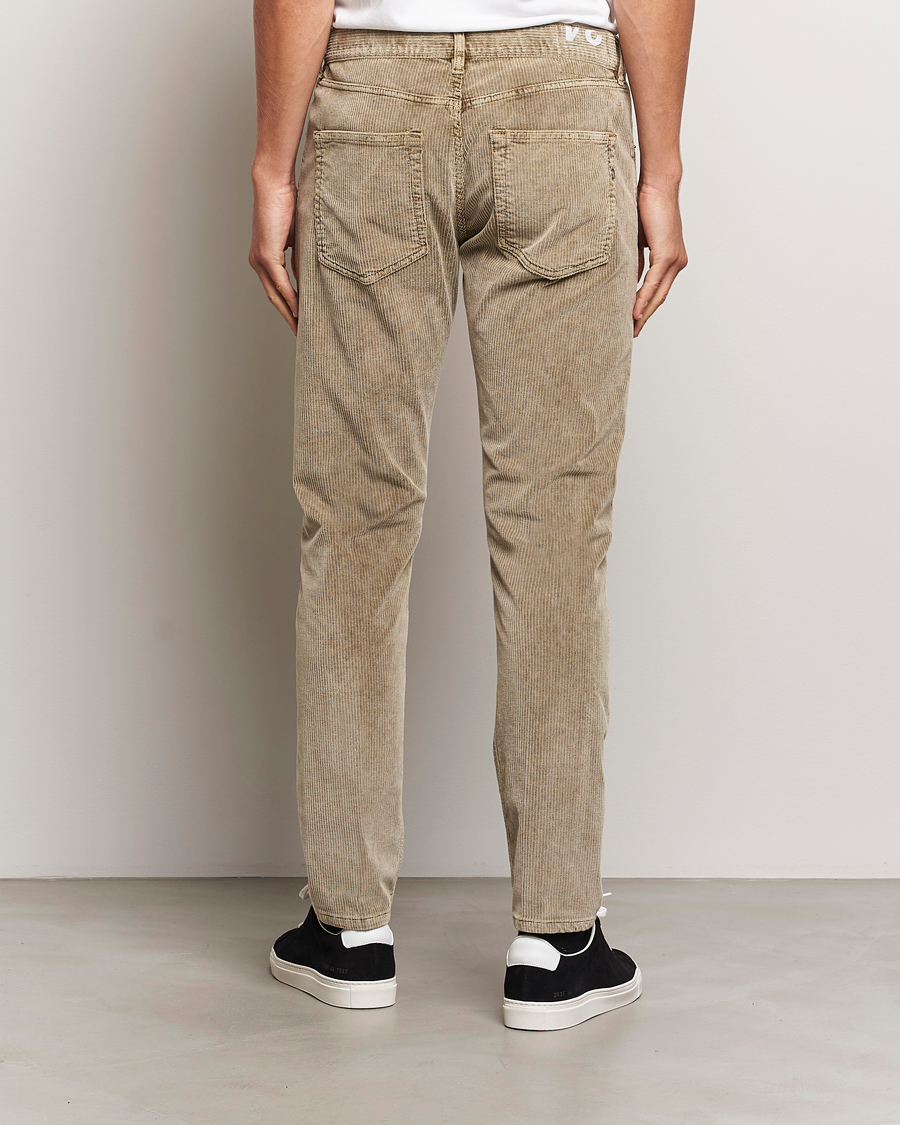 Herr | Byxor | Dondup | Icon Corduroy Trousers Khaki