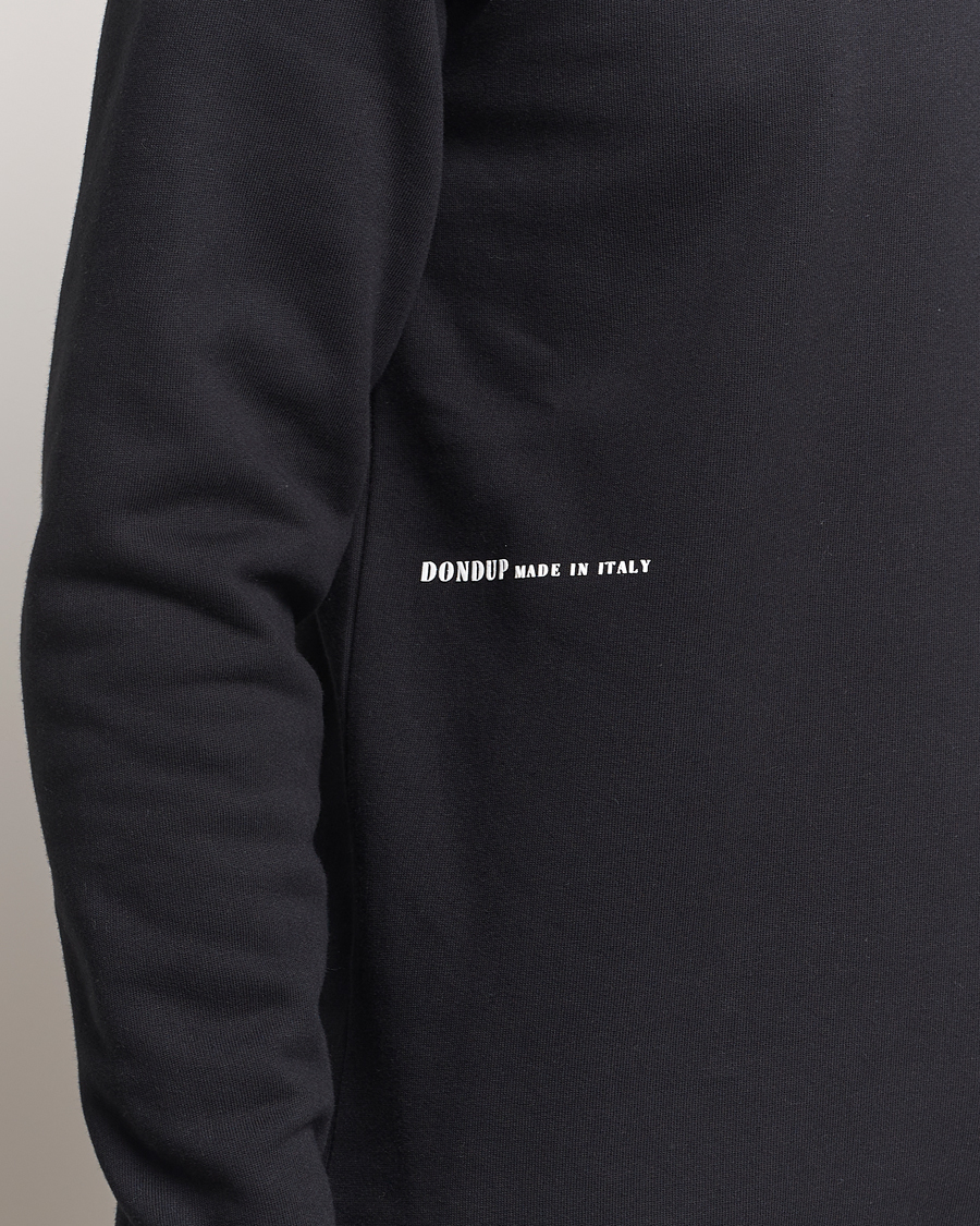 Herr | Tröjor | Dondup | Logo Crew Neck Sweatshirt Black