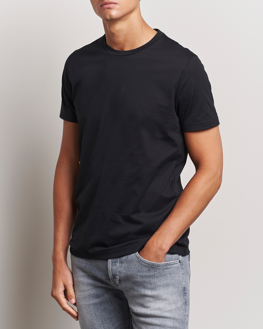 Herr | T-Shirts | Dondup | Logo Crew Neck T-Shirt Black