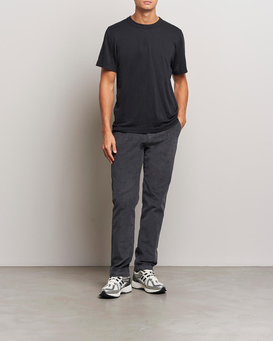 Herr | Byxor | Dockers | Slim Cotton Corduroy Chino Asphalt