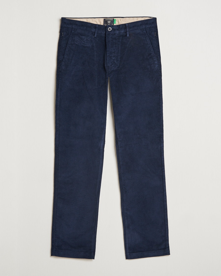 Herr | Byxor | Dockers | Slim Cotton Corduroy Chino Navy