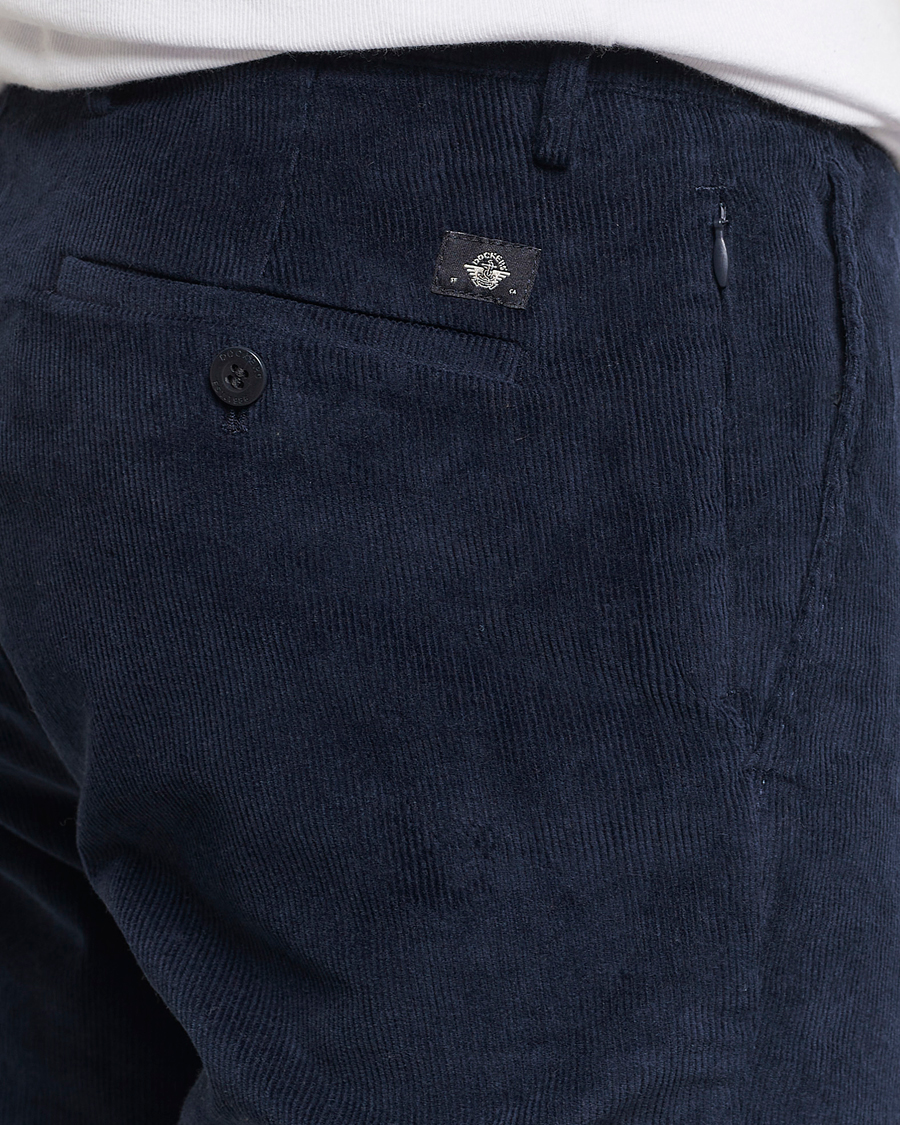 Herr | Byxor | Dockers | Slim Cotton Corduroy Chino Navy