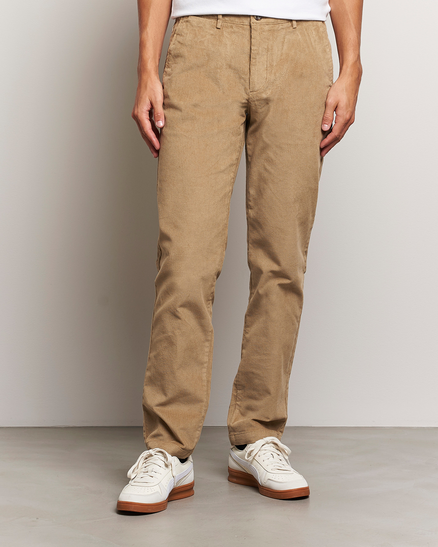 Herr | Byxor | Dockers | Slim Cotton Corduroy Chino Harvest Gold