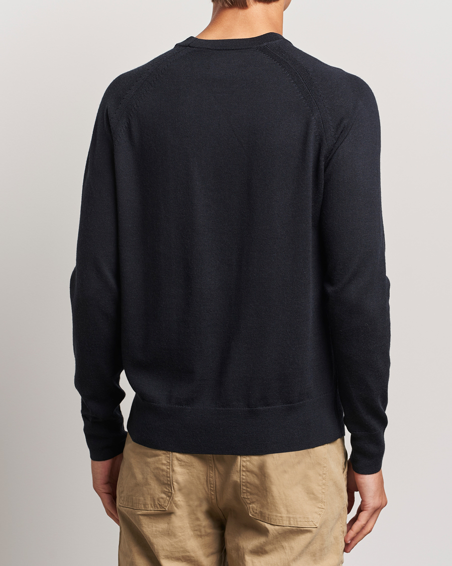 Herr | Tröjor | Dockers | Washable Merino Crewneck Black