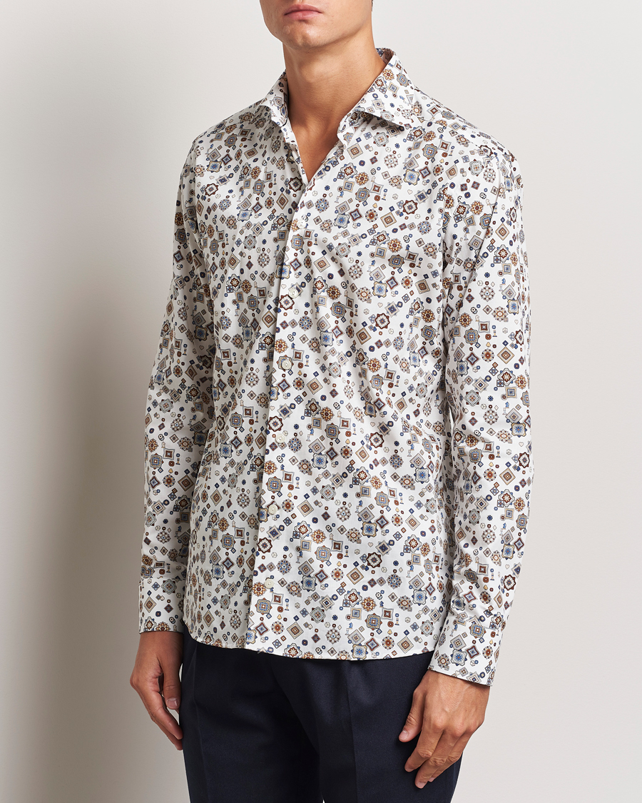 Herr | Skjortor | Eton | Slim Fit Signature Twill Printed Shirt Multi