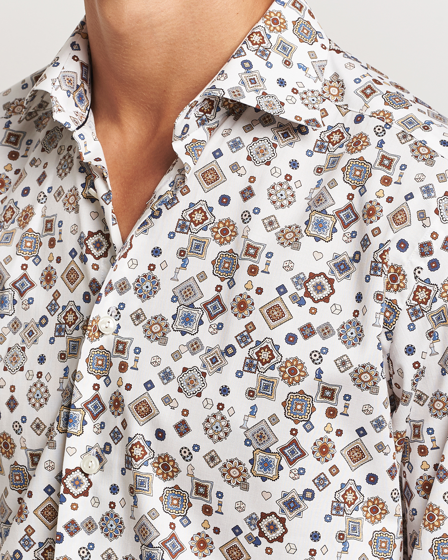 Herr | Skjortor | Eton | Slim Fit Signature Twill Printed Shirt Multi