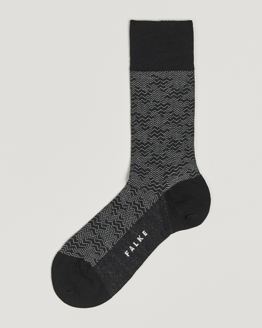 Herr | Underkläder | Falke | Mighty Nest Wool/Cotton Socks Black