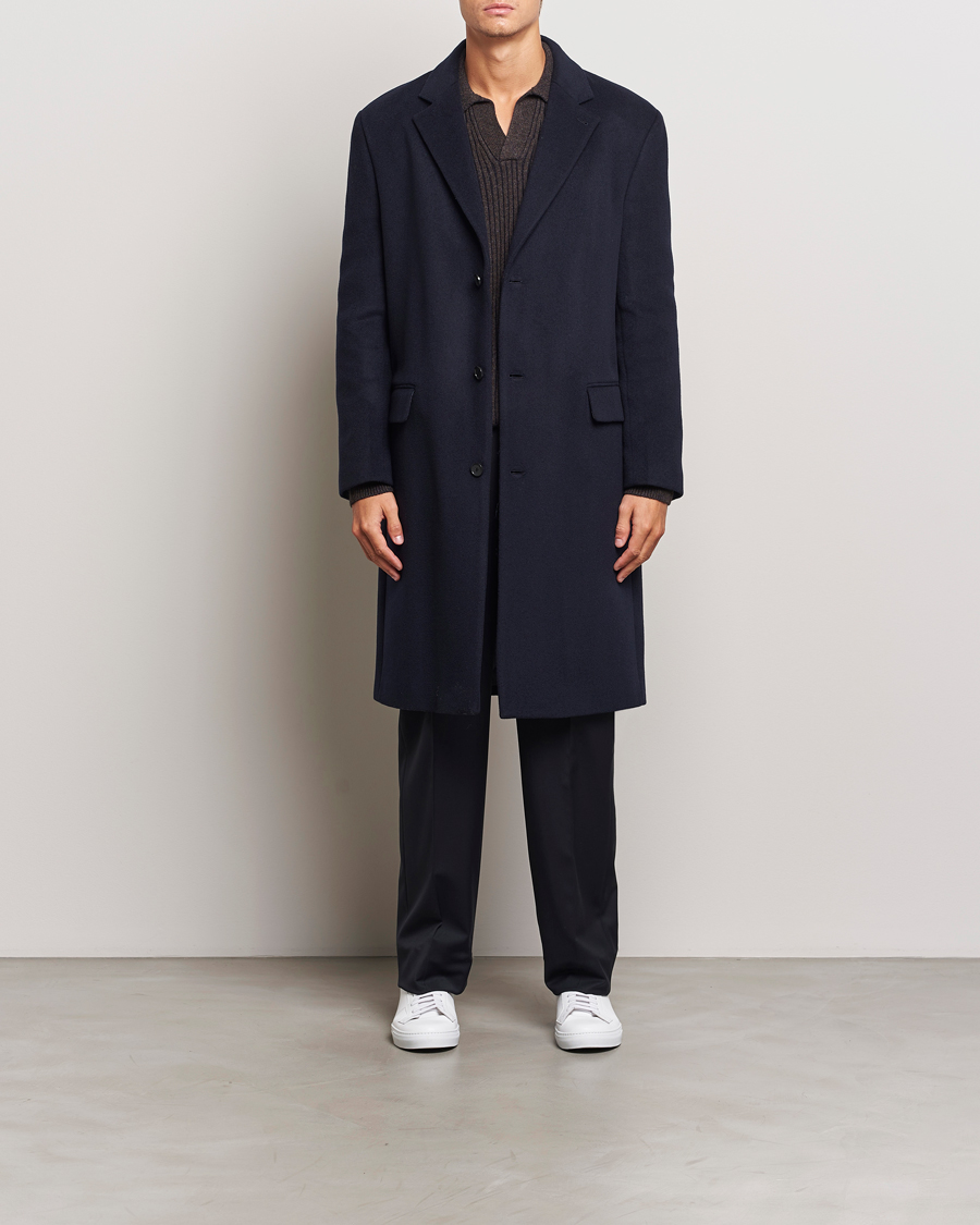 Herr | Jackor | Filippa K | Relaxed Wool Coat Navy