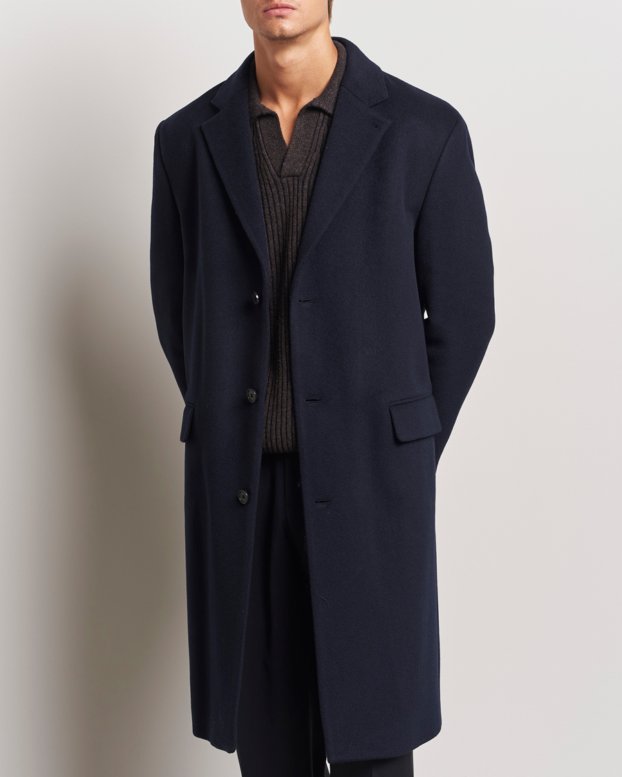 Herr | Jackor | Filippa K | Relaxed Wool Coat Navy