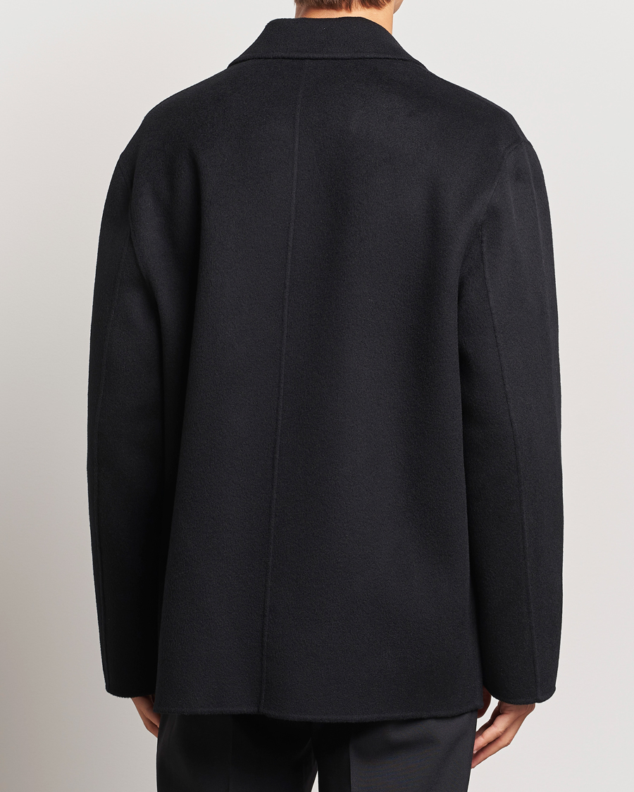 Herr | Jackor | Filippa K | Double Faced Wool Peacoat Black