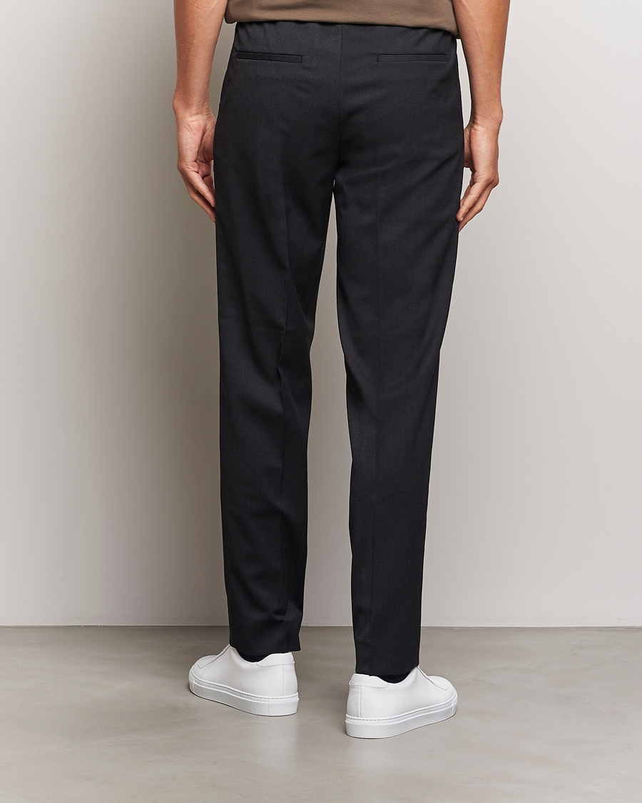 Herr | Byxor | Filippa K | Relaxed Terry Wool Trousers Anthracite