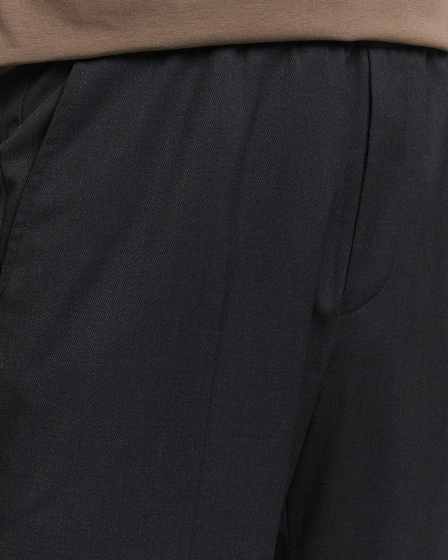 Herr | Byxor | Filippa K | Relaxed Terry Wool Trousers Anthracite
