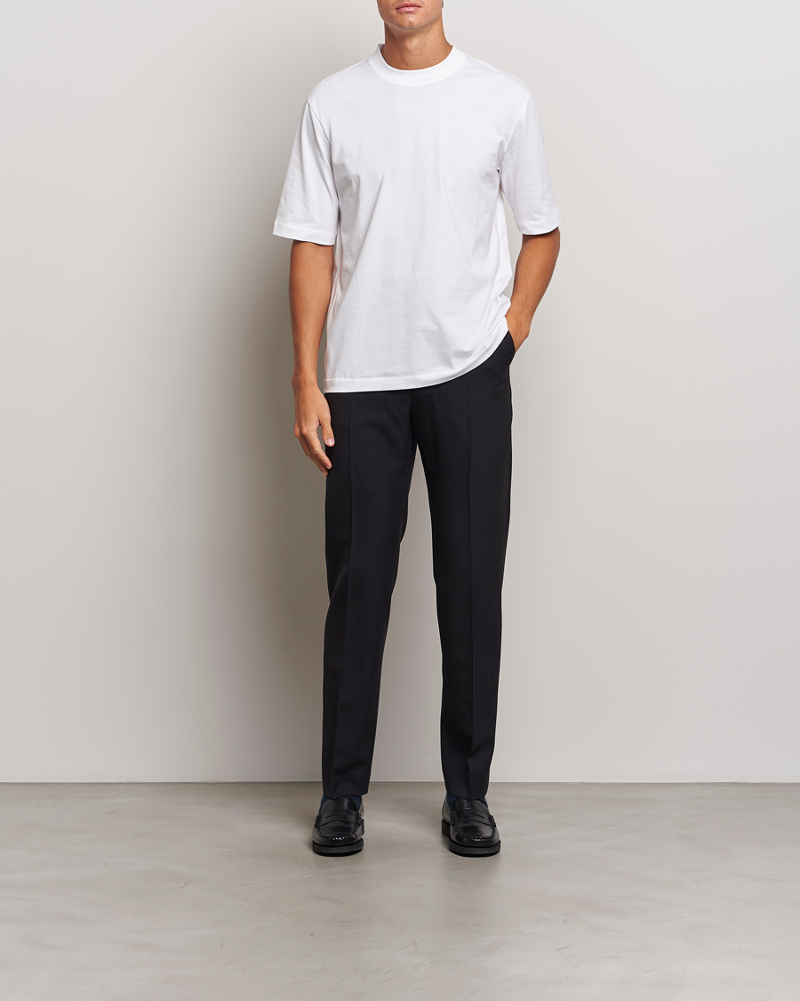 Herr | T-Shirts | Filippa K | Mock Neck T-Shirt White