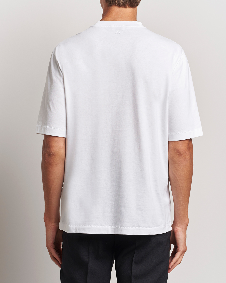 Herr | T-Shirts | Filippa K | Mock Neck T-Shirt White
