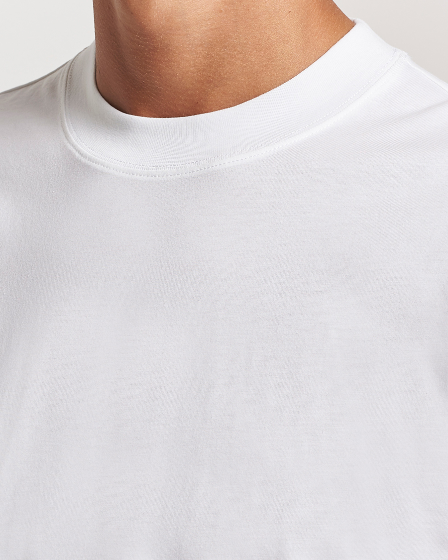 Herr | T-Shirts | Filippa K | Mock Neck T-Shirt White