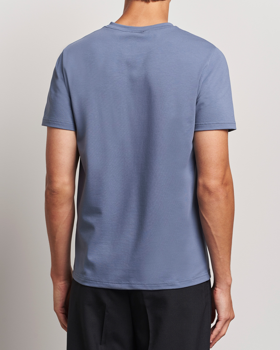 Herr | T-Shirts | Filippa K | Soft Lycra T-Shirt Grey Blue
