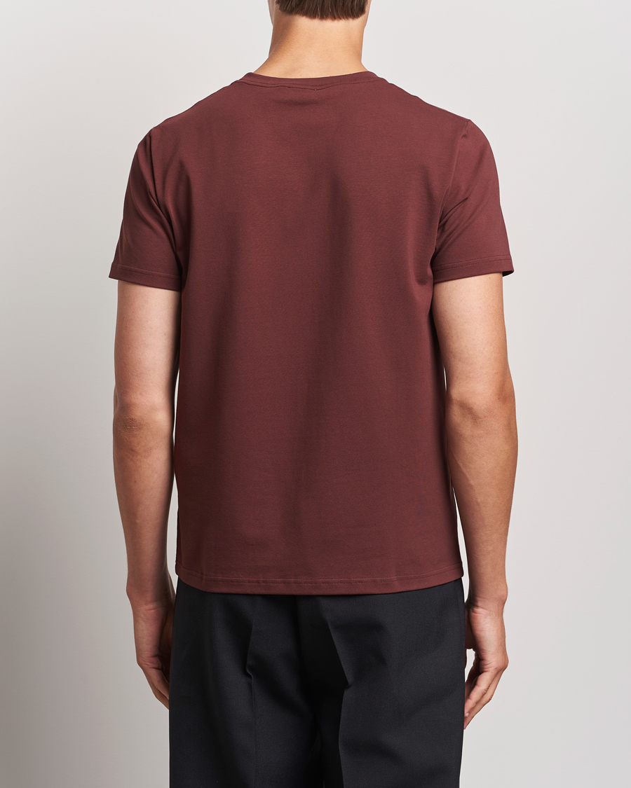 Herr | T-Shirts | Filippa K | Soft Lycra T-Shirt Mahogany Brown