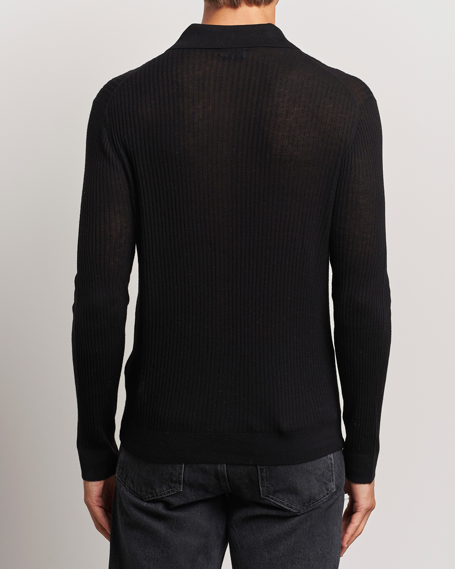 Herr | Tröjor | Filippa K | Light Knitted Cardigan Black