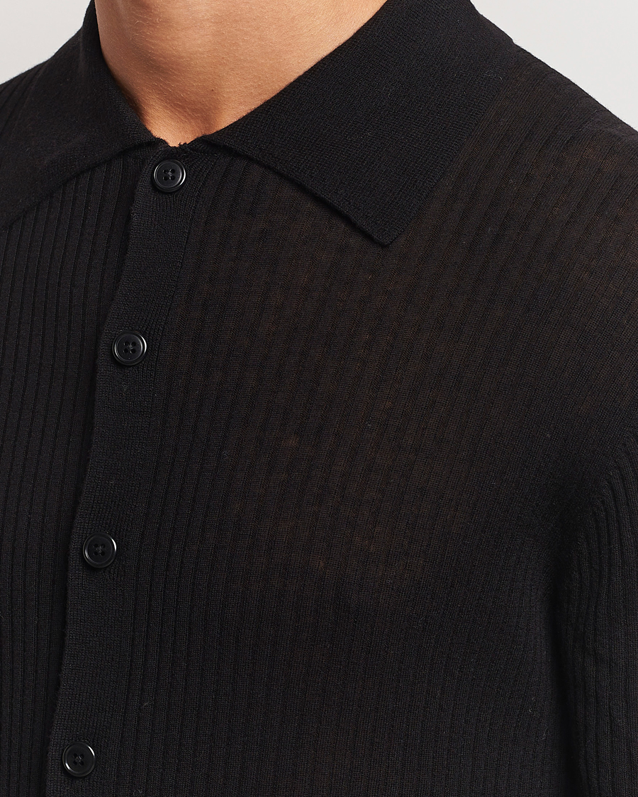 Herr | Tröjor | Filippa K | Light Knitted Cardigan Black