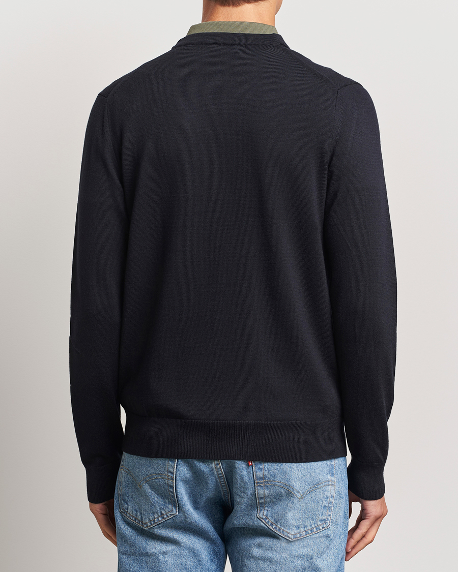 Herr | Tröjor | Fred Perry | Classic Cardigan Navy