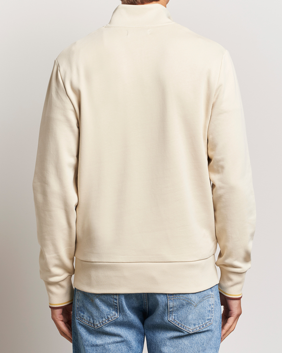 Herr | Tröjor | Fred Perry | Half Zip Sweatshirt Oatmeal