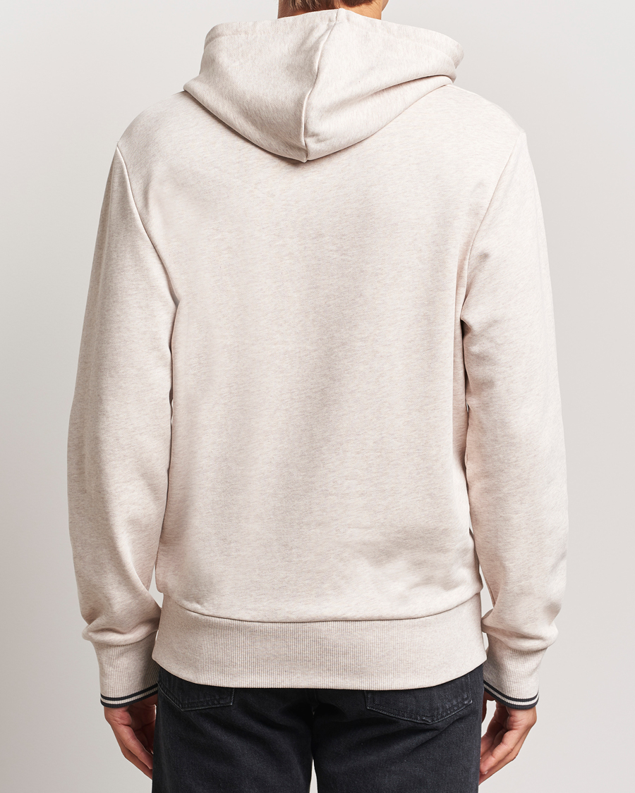 Herr | Tröjor | Fred Perry | Tipped Hoodie Oatmeal Melange