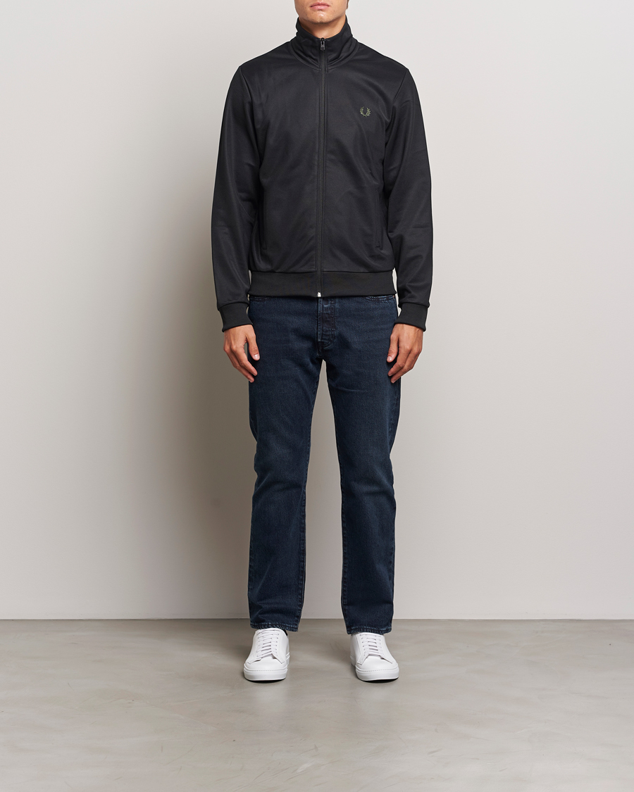 Herr | Tröjor | Fred Perry | Track Jacket Black