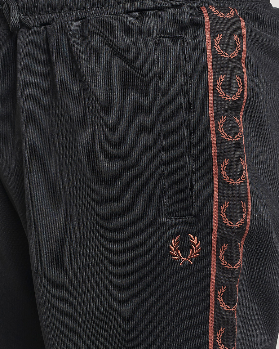 Herr | Byxor | Fred Perry | Taped Track Pants Black