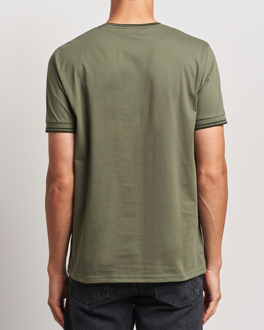 Herr | T-Shirts | Fred Perry | Twin Tipped T-Shirt Laurel Green