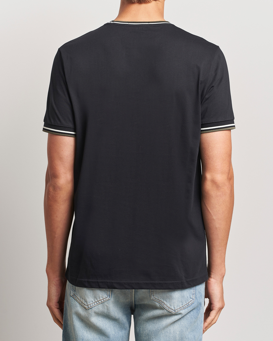 Herr | T-Shirts | Fred Perry | Twin Tipped T-Shirt Black
