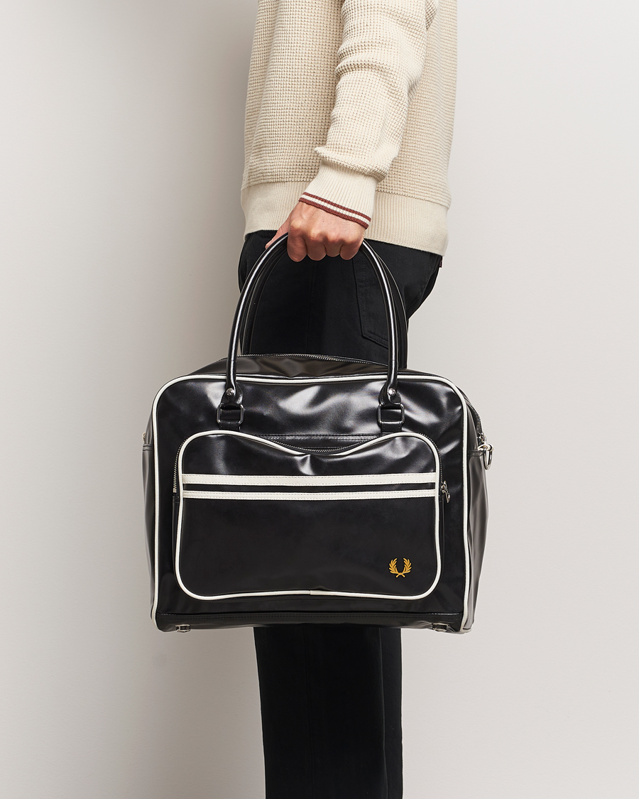 Herr | Fred Perry Classic Holdall Black/Ecru | Fred Perry | Classic Holdall Black/Ecru