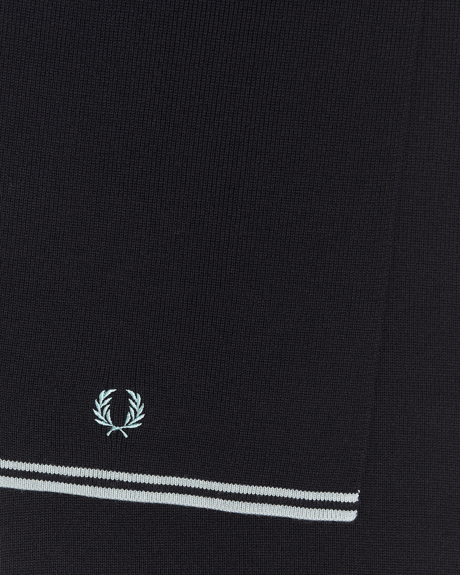 Herr | Fred Perry Twin Tipped Merino Wool Scarf Navy | Fred Perry | Twin Tipped Merino Wool Scarf Navy