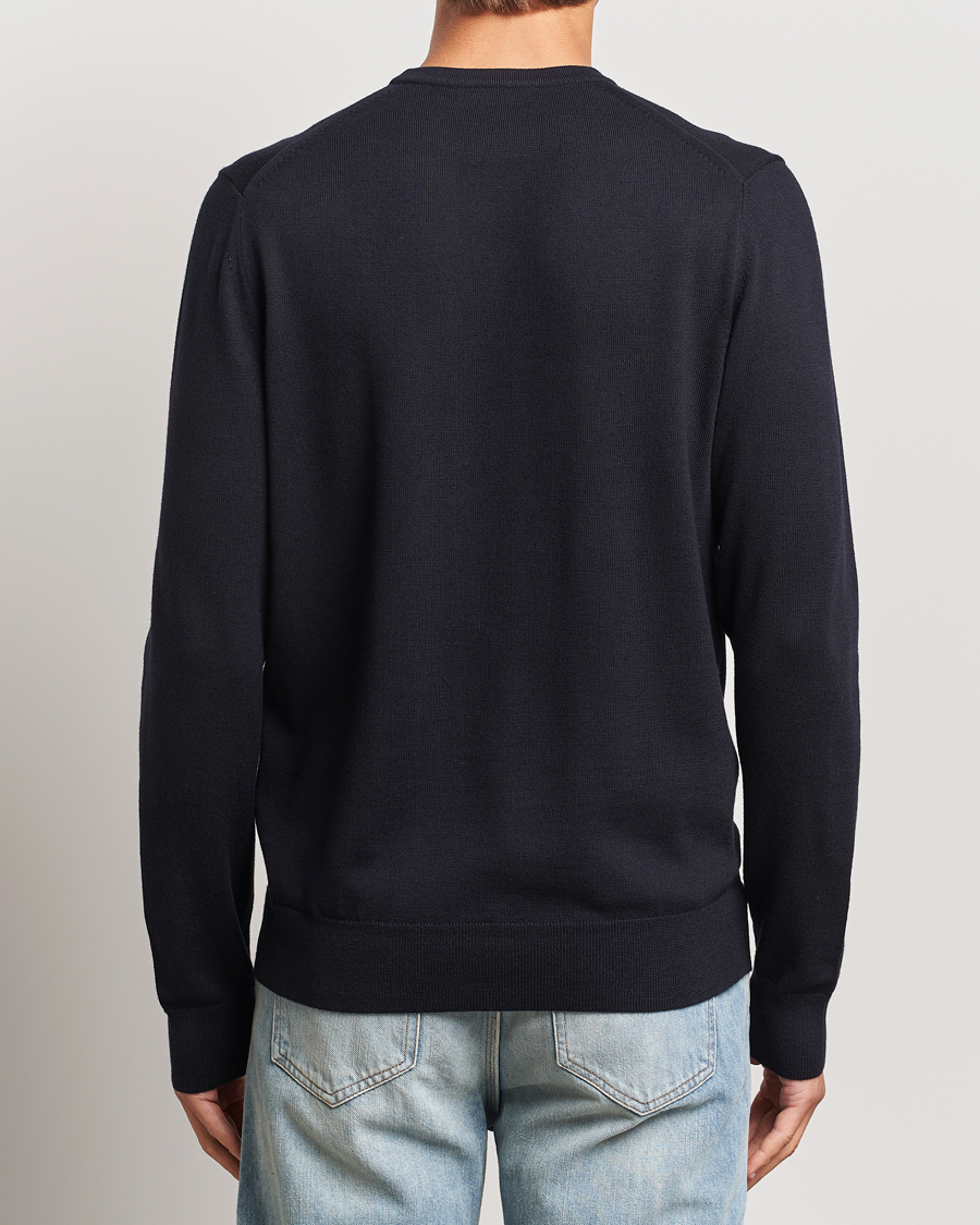 Herr | Tröjor | Fred Perry | Classic Crew Neck Jumper Navy