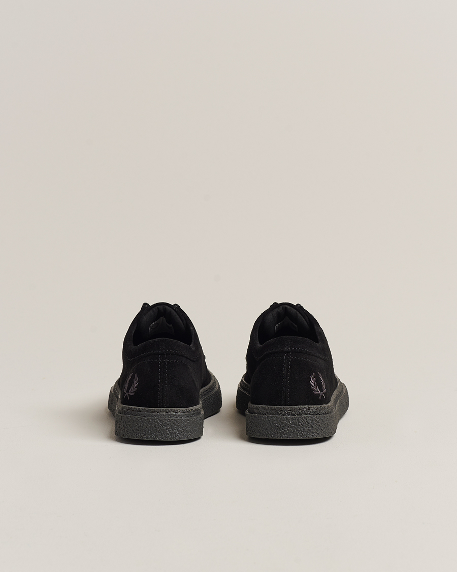 Herr | Derbys | Fred Perry | Dawson Low Suede Shoe Black