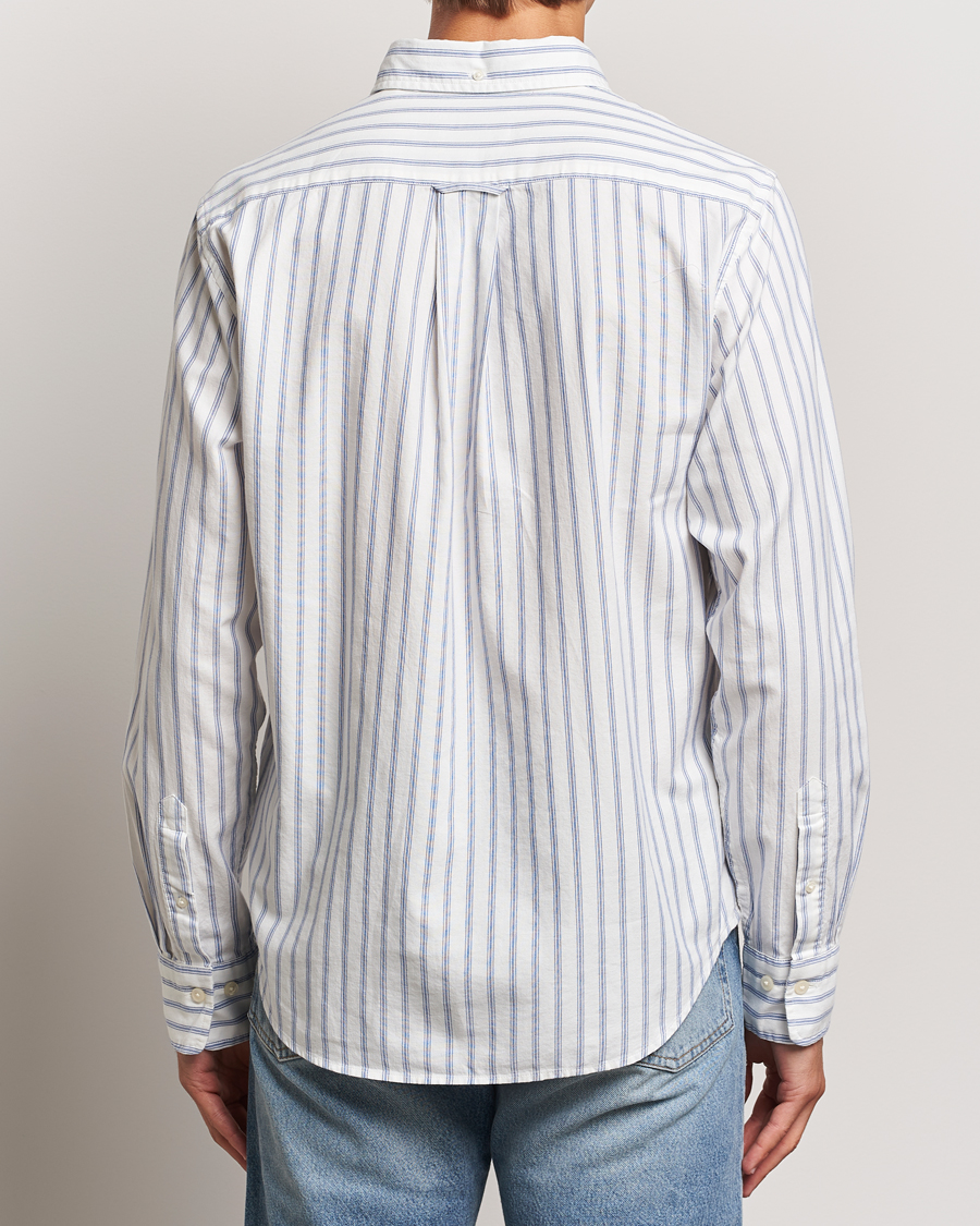 Herr | Skjortor | GANT | Archive Oxford Stripe Shirt Egg Shell