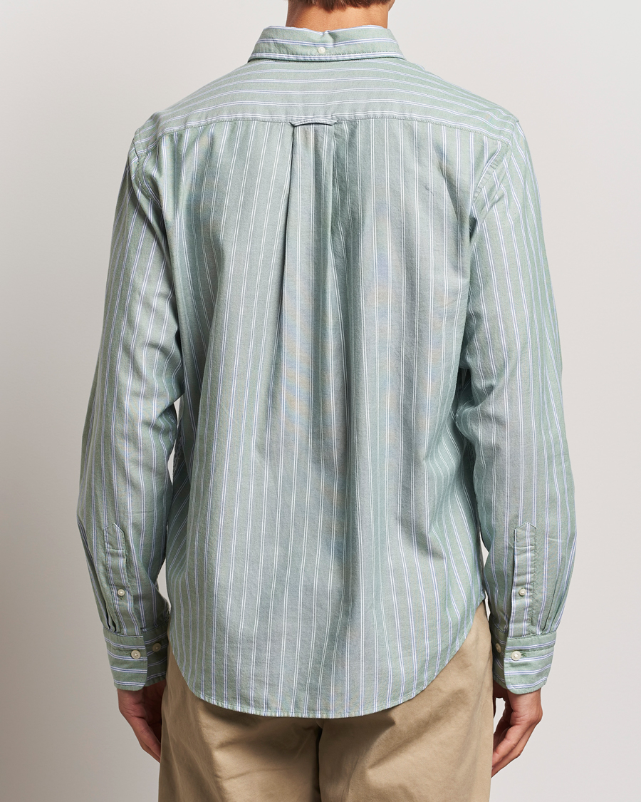 Herr | Skjortor | GANT | Archive Oxford Stripe Shirt Dry Forest