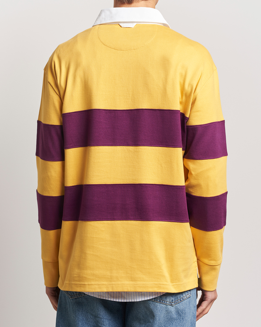 Herr | Tröjor | GANT | Block Stripe Heavy Rugger Faded Sunset