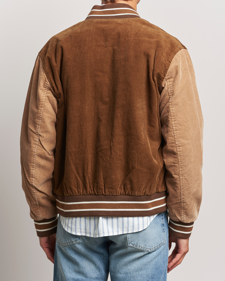 Herr | Jackor | GANT | Cord Varsity Jacket Cacao Brown