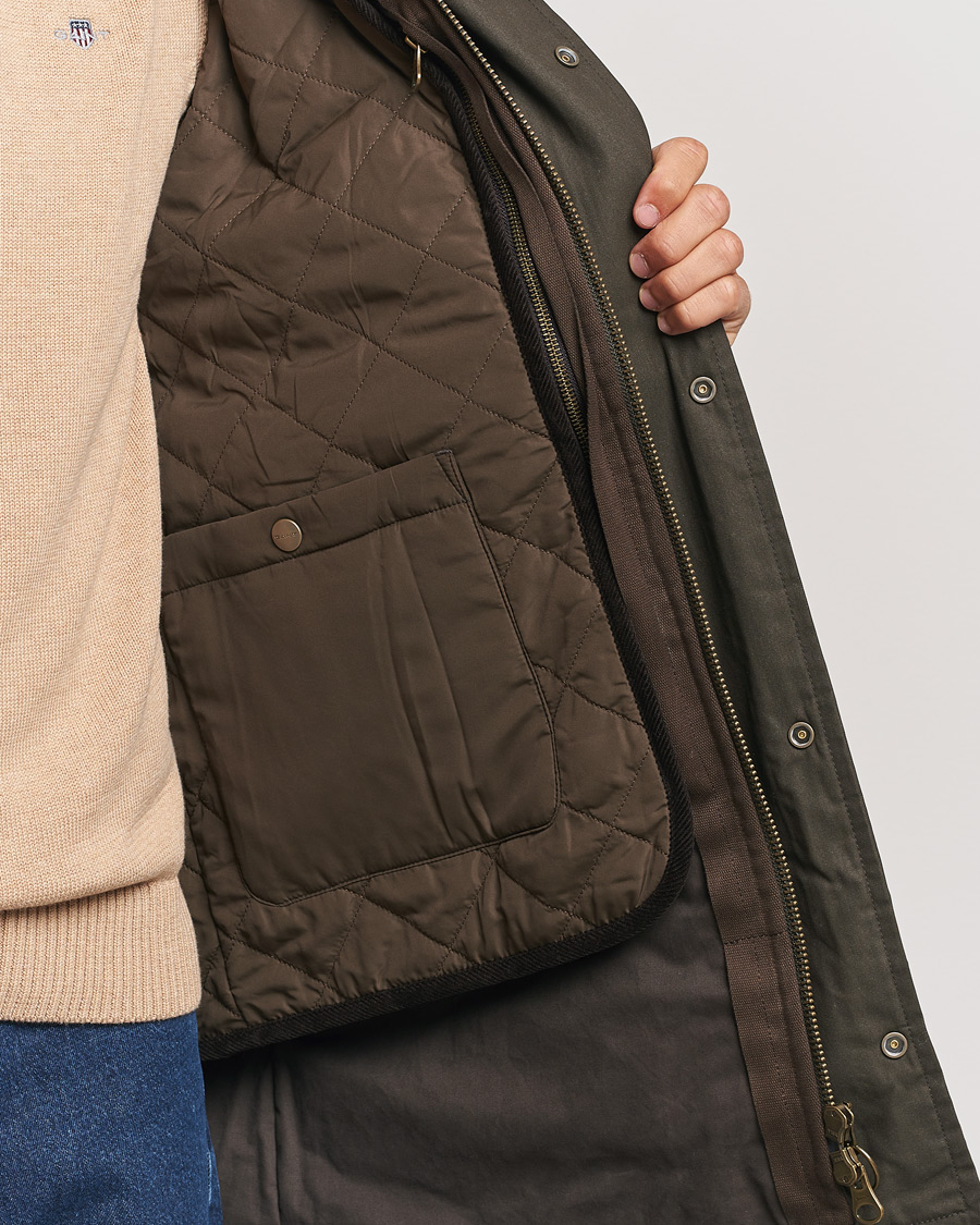 Herr | Jackor | GANT | Double Decker Jacket Dark Sage
