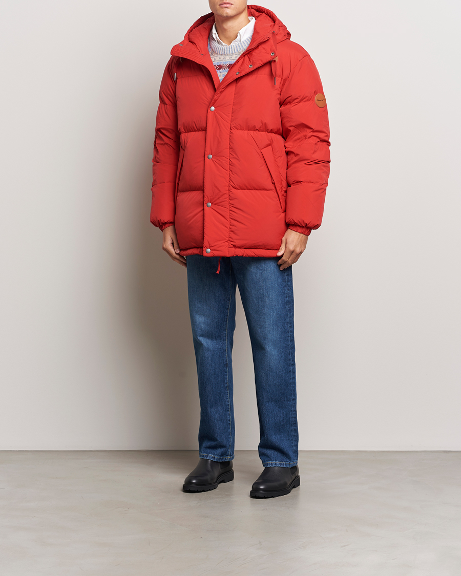 Herr | Jackor | GANT | Expedition Down Puffer Ruby Red