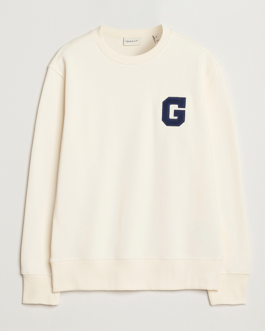 Herr | Tröjor | GANT | G Graphic Sweatshirt Cream