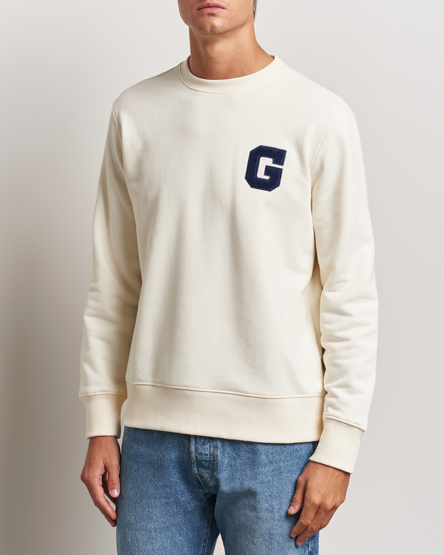 Herr | Tröjor | GANT | G Graphic Sweatshirt Cream