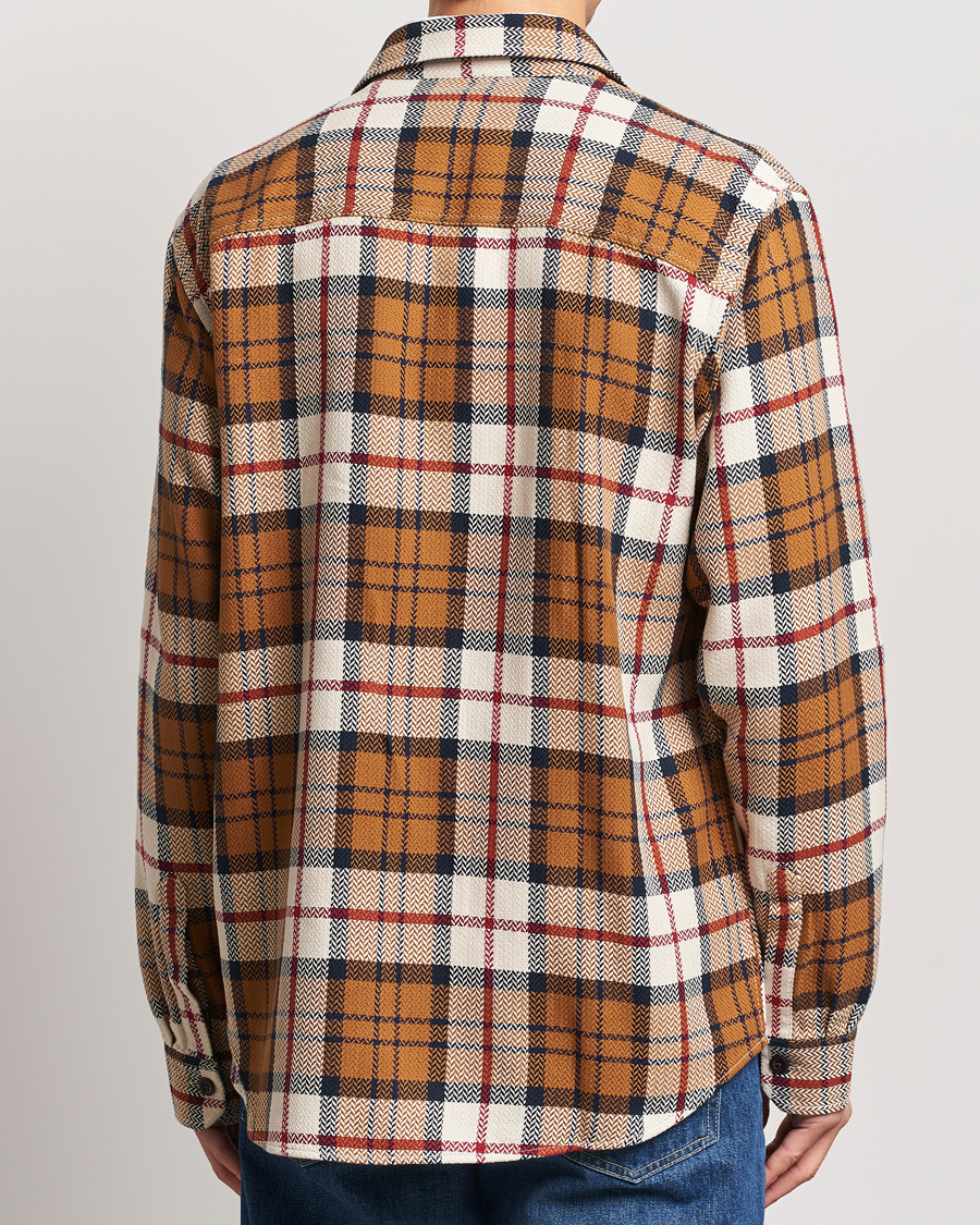 Herr | Skjortor | GANT | Herringbone Checked Overshirt Warm Earth