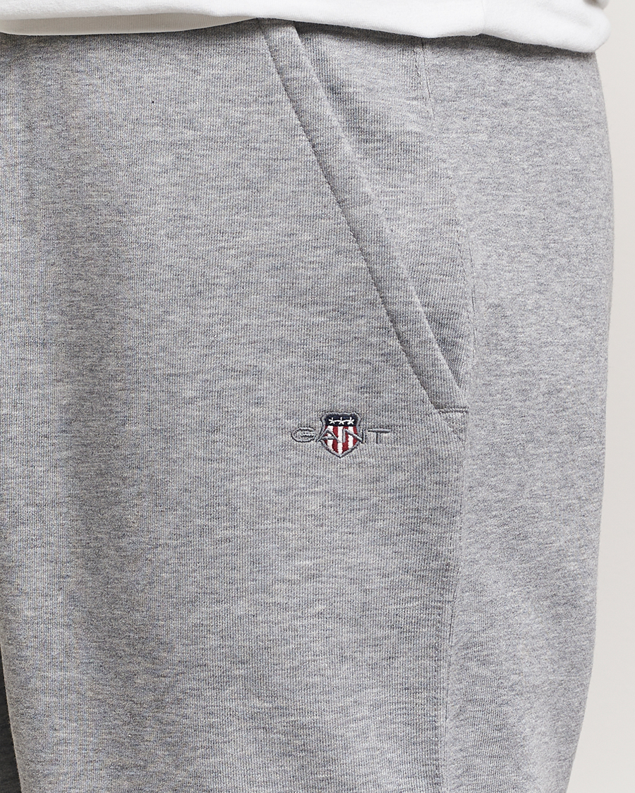 Herr | Byxor | GANT | Original Sweatpant Grey Melange
