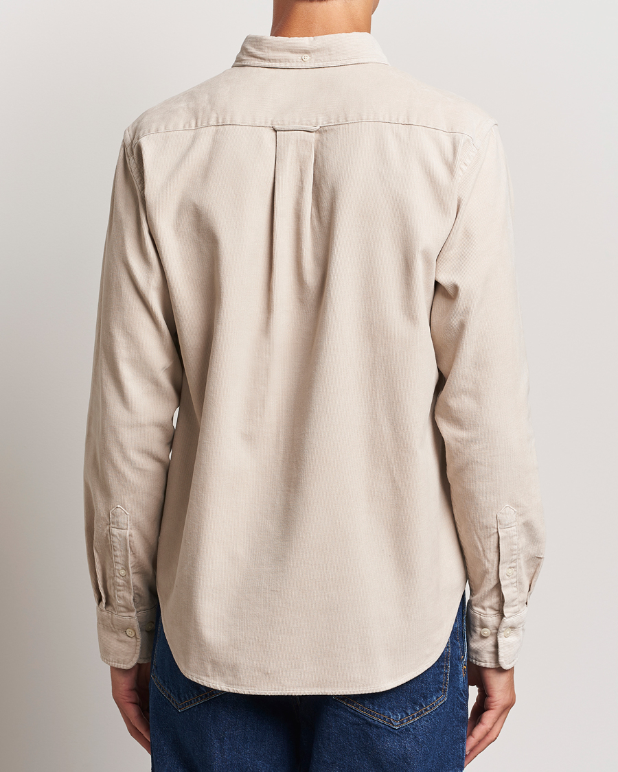 Herr | Skjortor | Gant | Regular Fit Corduroy Shirt Putty