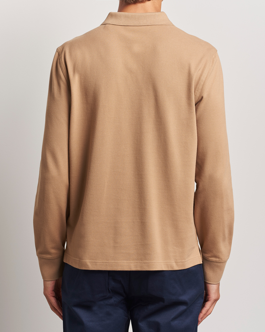 Herr | Tröjor | GANT | Regular Shield Pique Polo Warm Khaki